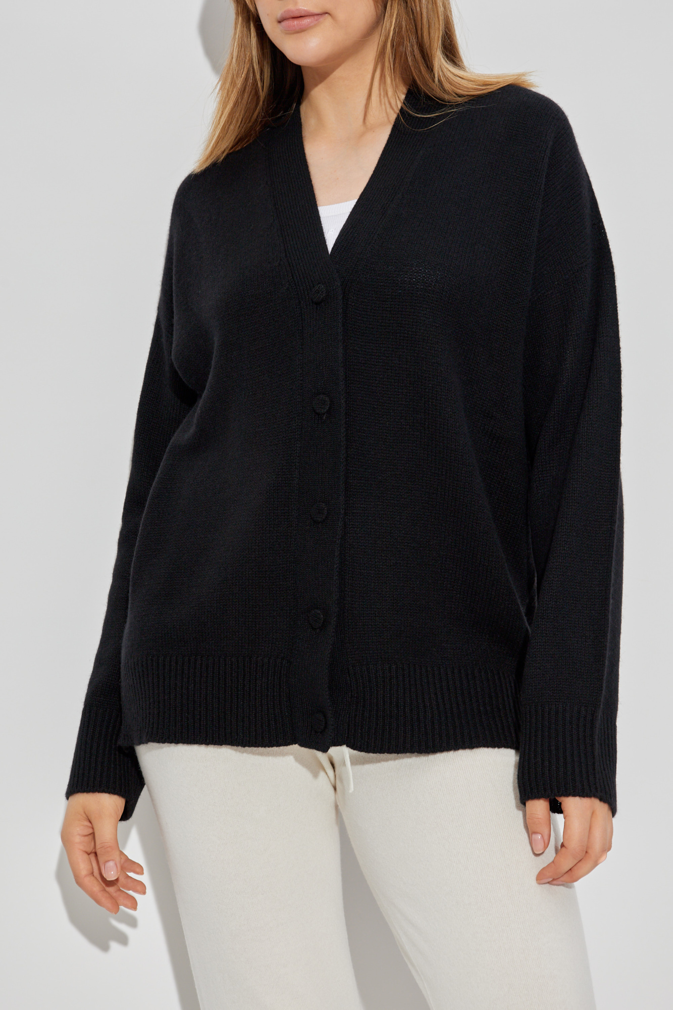 Black Wool cardigan Fabiana Filippi - Vitkac AS